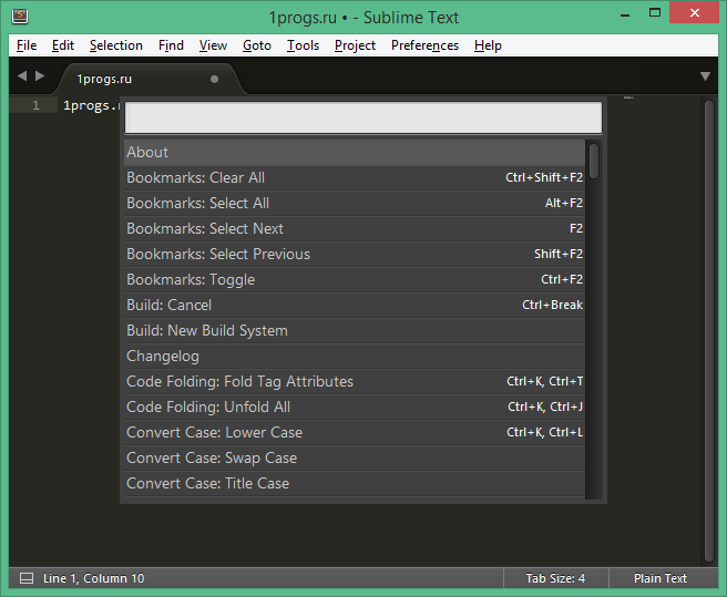 Sublime Text полная версия
