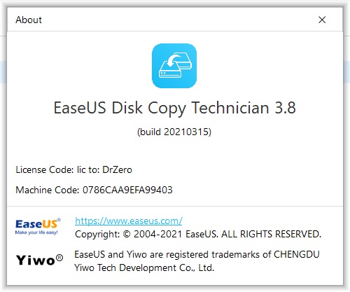 EaseUS Disk Copy скачать